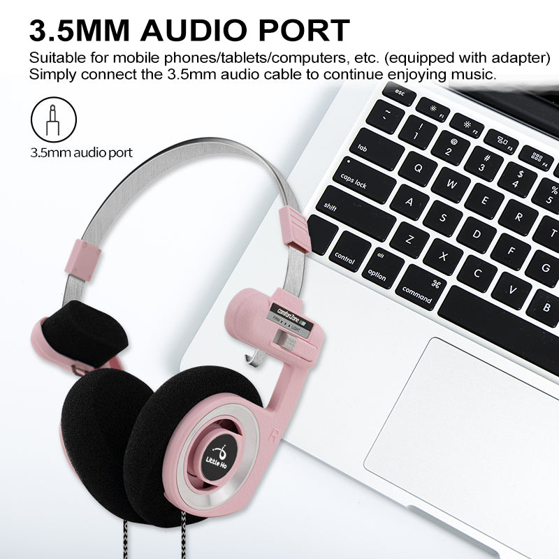 Headphones with Noise Cancelling On Ear Wireless Headset for Cell Phones Laptop Computer Fashion Sport Headphones Gift