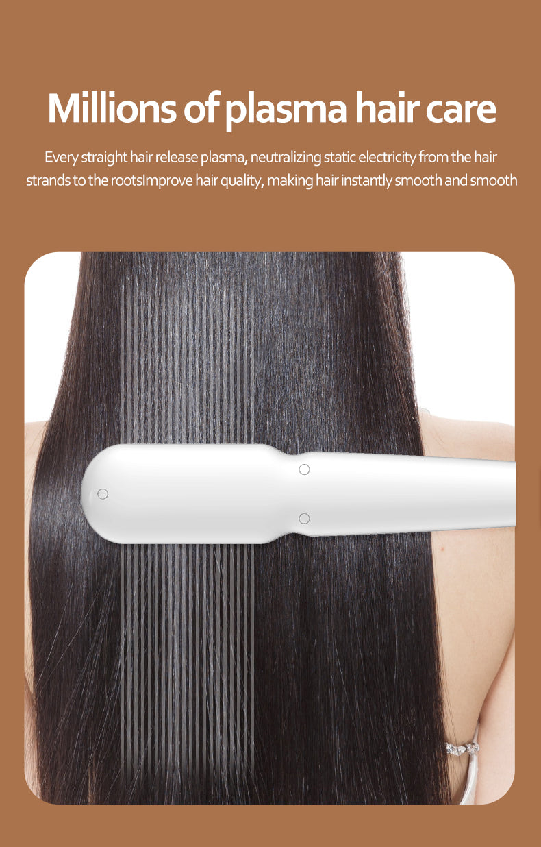 Best Hair Straightener Brush Anti-Scald Ceramic Fast Hair Straightener Comb Fast Heating for Home Salon