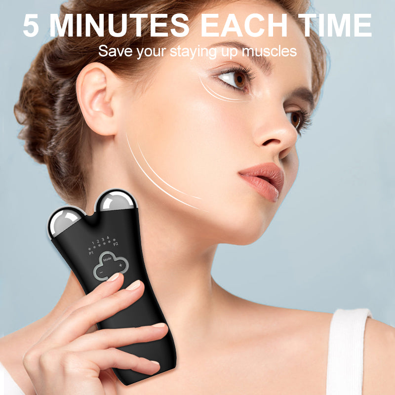 Portable V Face Lift Machine EMS Facial Massager Muscle Stimulator Beauty Instrument Device