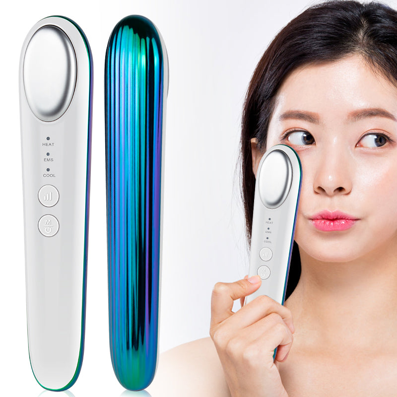 Electric EMS Eye Massage Vibration Care Device Facial Puffiness Dark Circles Wrinkles Firm Tighten Tool