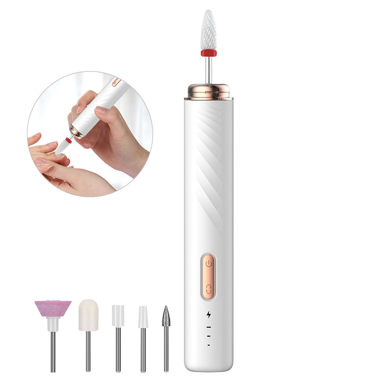 Electrical Professional Nail File Kit Manicure Pedicure Polishing Shape Tools Portable Electric Nail Drill 15000RPM For Home Use