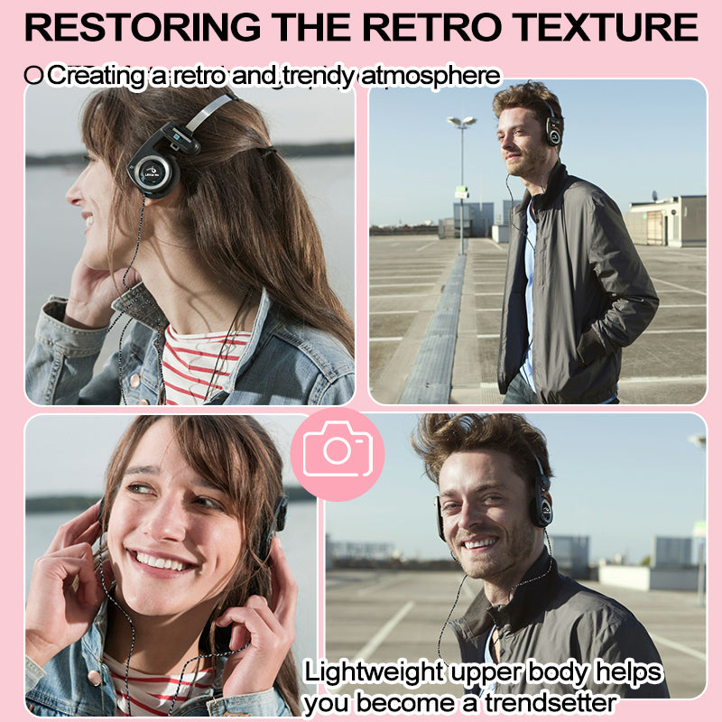 Headphones with Noise Cancelling On Ear Wireless Headset for Cell Phones Laptop Computer Fashion Sport Headphones Gift