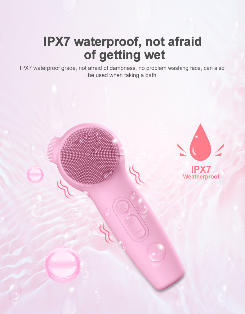 Silicone Face Brushes for Cleansing and Exfoliating Sonic Facial Scrubber Exfoliator Brush Facial Cleansing Brush