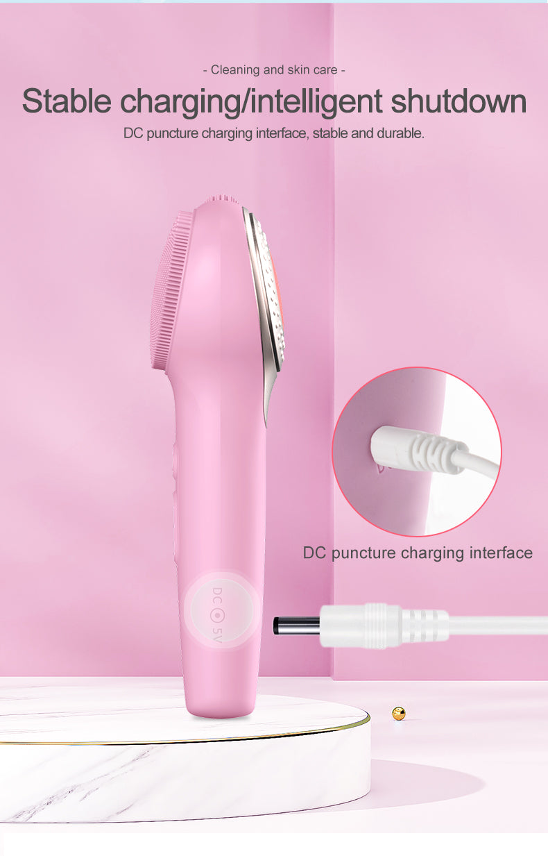 Silicone Face Brushes for Cleansing and Exfoliating Sonic Facial Scrubber Exfoliator Brush Facial Cleansing Brush