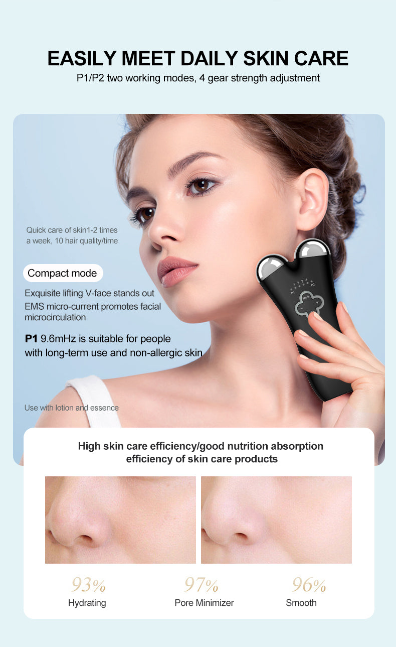 Beauty Equipment EMS Skin Tightening V Face Lift Anti-Puffiness Ultrasonic Body Slimming Massager Multi-Functional