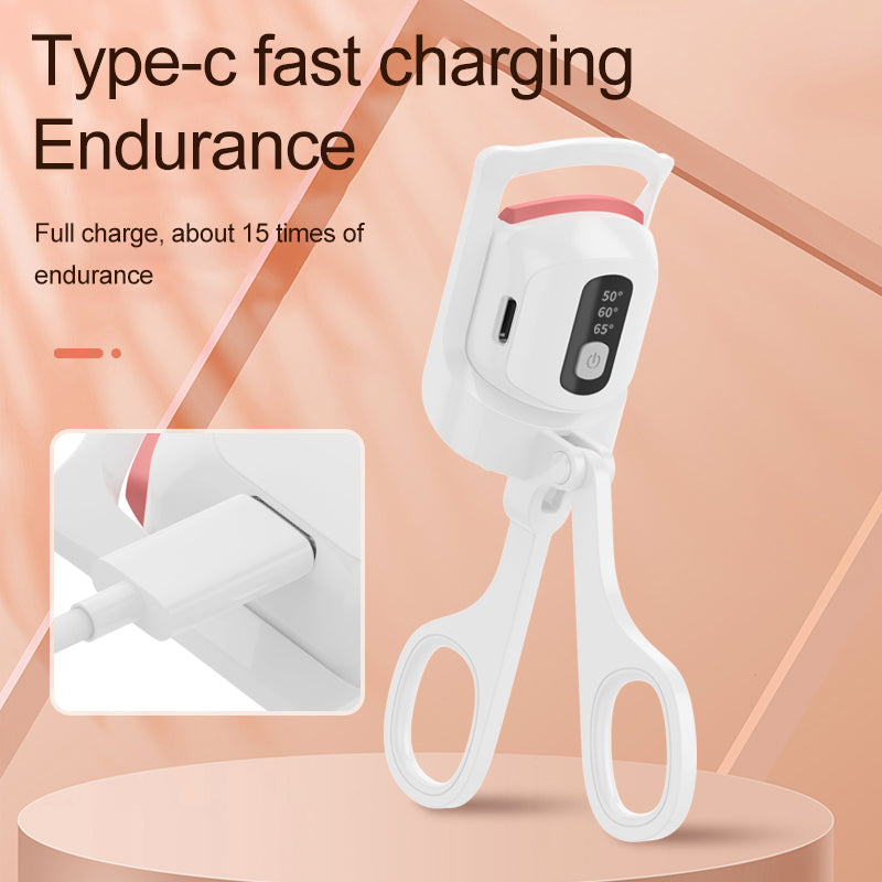 Hot Electric Eyelash Electric Curler Voluminously One-Step Lash Curler Heated Eyelash Curler with LCD Display