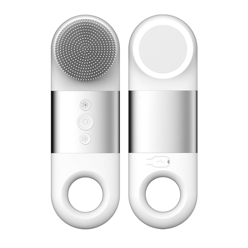 Newest product Waterproof Sonic Vibrating Face Brush Gentle Exfoliating and Massaging for Deep Cleansing Facial Brush