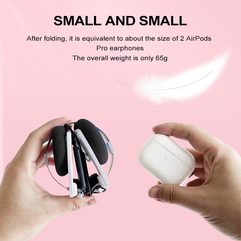 Headphones with Noise Cancelling On Ear Wireless Headset for Cell Phones Laptop Computer Fashion Sport Headphones Gift