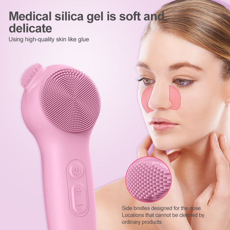 Silicone Face Brushes for Cleansing and Exfoliating Sonic Facial Scrubber Exfoliator Brush Facial Cleansing Brush