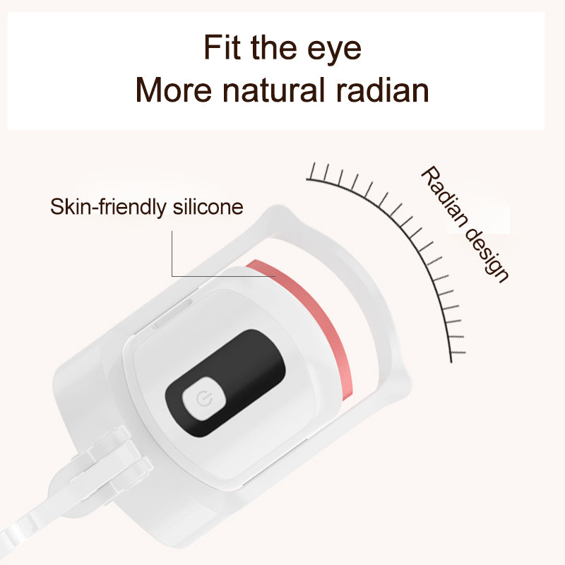 Hot Electric Eyelash Electric Curler Voluminously One-Step Lash Curler Heated Eyelash Curler with LCD Display