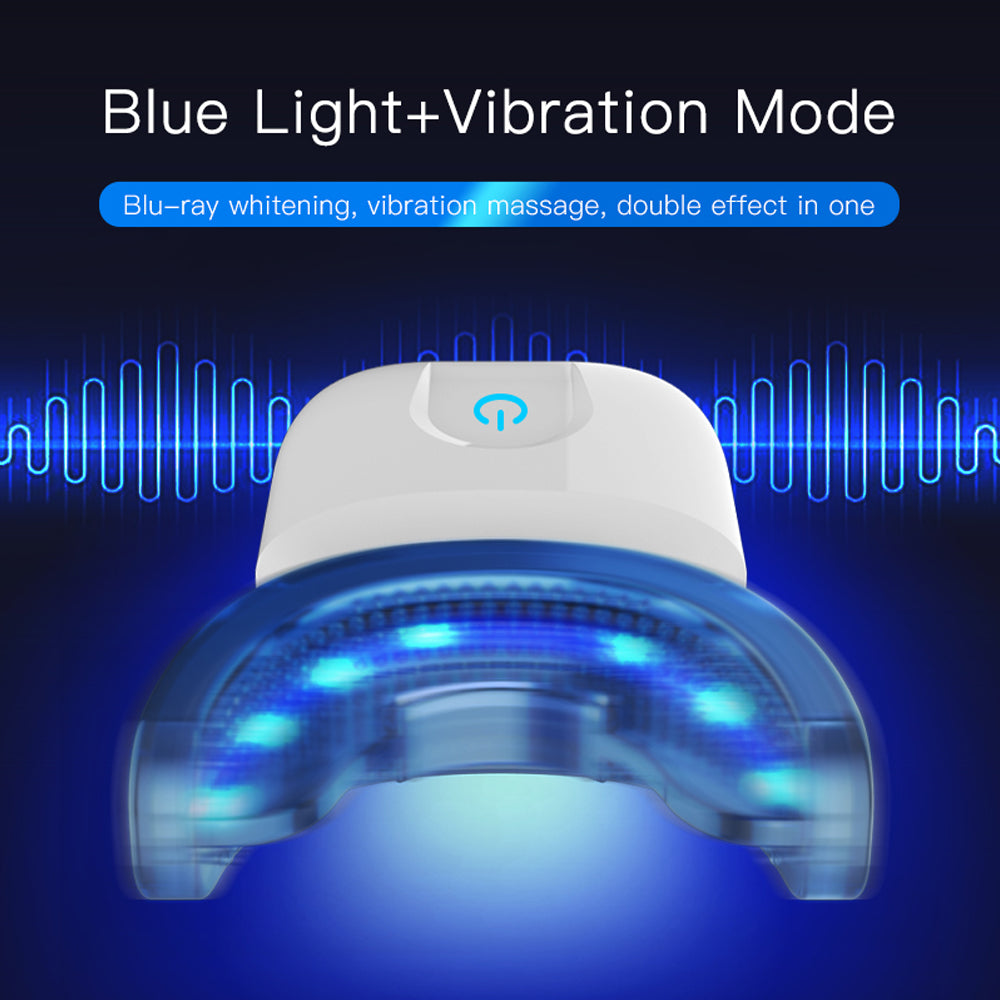 Dispositivo de branqueamento de dentes Escova de onda de 360 graus USB recarregável ultra-sônico U Forma inteligente automática Sonic escova de dentes elétrica
