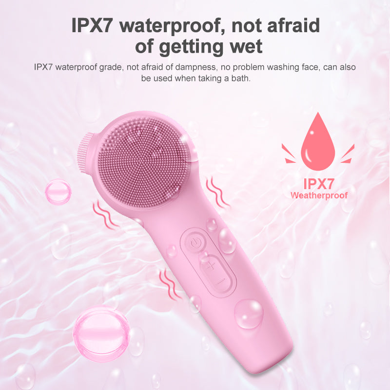 Silicone Face Brushes for Cleansing and Exfoliating Sonic Facial Scrubber Exfoliator Brush Facial Cleansing Brush