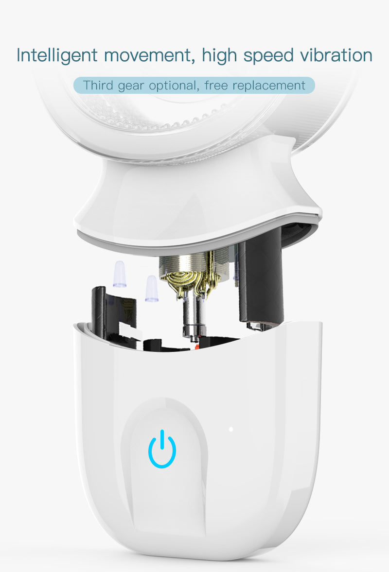 Dispositivo de branqueamento de dentes Escova de onda de 360 graus USB recarregável ultra-sônico U Forma inteligente automática Sonic escova de dentes elétrica
