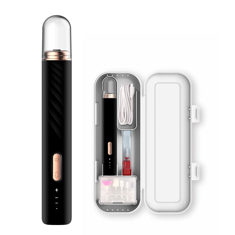 Kit de arquivo de prego profissional elétrico Manicure Pedicure Polimento Ferramentas de forma portátil Broca de prego elétrica 15000RPM para uso doméstico